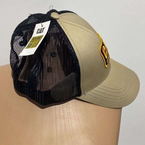 NWT Caterpillar Men's Multicolor Cat Diesel Power Mesh Snapback Trucker Cap OS - Picture 2 of 10